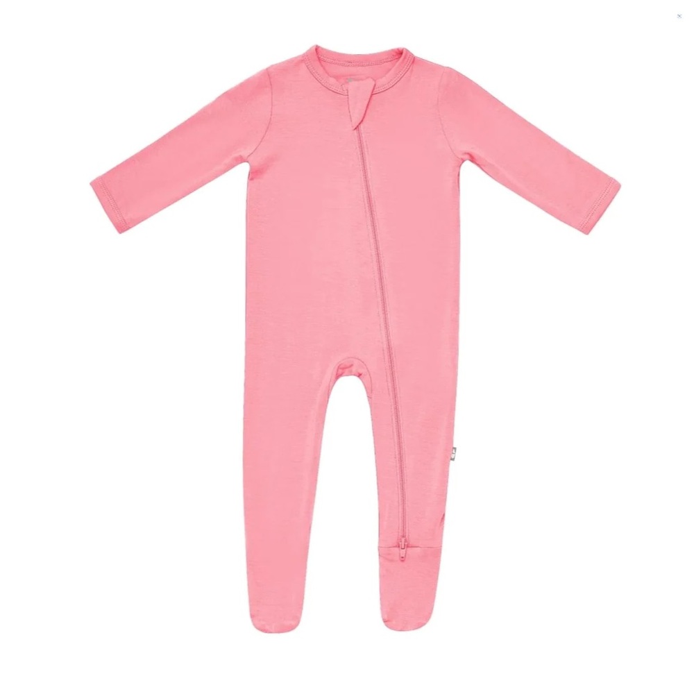 BNWT Kyte Baby Rose Footie